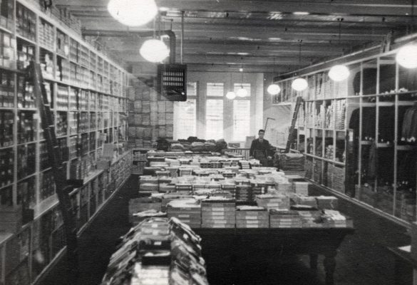 Sam Solomon Wholesale Jobbers, thought to be 484 King Street, Charleston, SC, ca. 1940. Special Collections, College of Charleston.